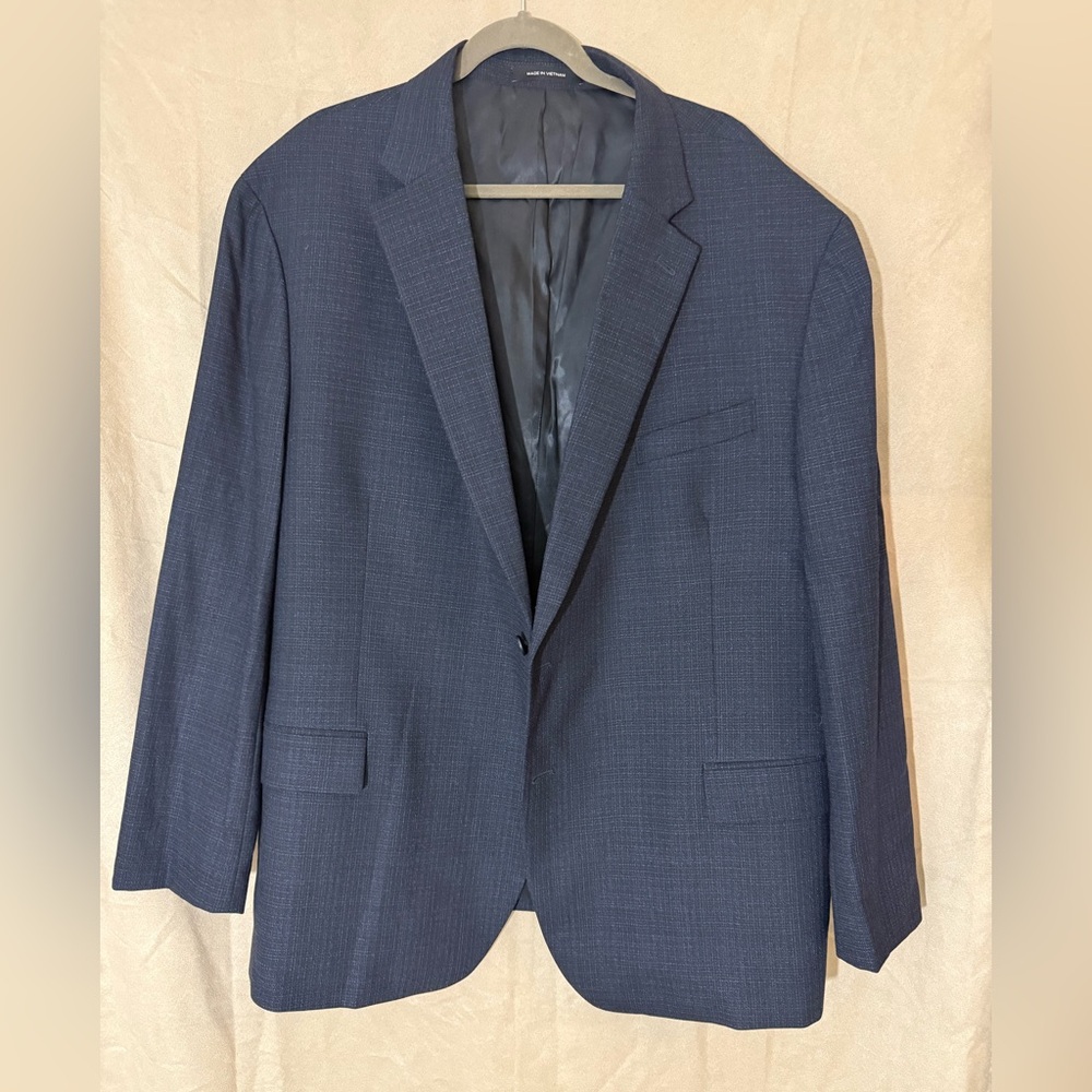 54R Awearness Kenneth Cole Men’s Blazer Navy Workplace Sportcoat